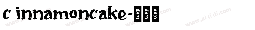 c innamoncake字体转换